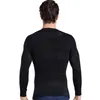 Men's Body Shapers Men's Shaper Long Sleeves Tshirt Sweat Shirt Slimming Underwear Waist Trainer Shapewear Tummy Control Man