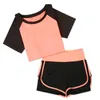 Gym Clothing 2022 2pcs Sports Woman Sportswear Yoga Set Tracksuit For Women Short Pants Top Fitness Suits Sport
