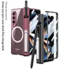 Magsafe magnetiska fall för Samsung Galaxy Z Fold 4 Case Armor Pen Box Hinge Protective Film Cover3871669