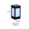 Thrisdar Modern Solar Landscape Pillar Lamp Garden Villa Postlampen Voordeur Hek Beveiligingslicht