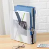 Plastic Magazine File Holder Office Organizer Transparent Frosted Organizador Simple Desktop Box PP