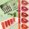 Matte lippenstift 5 stks/doos delicate waterdichte 5 heldere kleuren irritatie-vrije vrouwen lippenstiften voor make-up