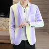 Men's Suits Gradually Changing Small Suit Men's Slim Fashion Coat Fall