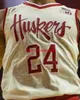 Anpassad sömnad Nebraska Cornhuskers Basketball Jersey 10 Karrington Davis 11 Dachon Burke 12 Thomas Allen 14 Isaac Copeland Jr