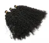 Peruansk mongulian i tips dubbel ritad afro kinky curly 100 strängar pre bonded pinne I tips keratin fusion remy jungfru människa hår ex4869776
