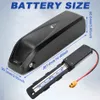 Hailong Pro Downtube-batería de litio para bicicleta eléctrica, 48V, 20Ah, 18650 celdas, 36V, 52V, 17Ah, para bicicletas eléctricas de montaña de 350W, 750W y 1000W