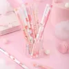 12pcs/set Kawaii Gel Pen Cute Black Ink Neutral Pens Office School Writing Supplies Girl Gift