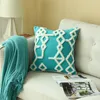 Pillow Tufted Moroccan Pillowcase Cotton Embroidered Throw Upholstery Cover 45x45cm Sofa Bed Furniture Decoration