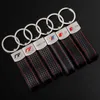300 PCS /Lot Key Ring ملائمة لـ Mercedes Audi Sline VW R R32 MSPORT LEATH