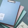 A4 File Folder Document Clip Writing Board Plastic Report Cover School Office Stationery