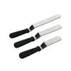 Jam Cream Scraper 3 Pieces Set Kitchen Tools Stainless Steel Cake Spatula Baking Tools 122634