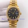 8 Color Men's Automatic 3255 Watches Men Black dial 40MM President Day Date Yellow Gold Rose Gold 228348RBR 228398TBR EW Fact244p