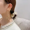 Backs oorbellen Star Tassel Ear Cuffs Wrap Crawler Climber Cubic Zirconia Asymmetrische mode Wedding Kerstfeest sieraden