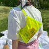 Avondtassen zomer mode transparant heldere jelly handtas schouder voor vrouwen elegante tas dames onderarm