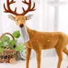 Party Decoration 15/20/25/30/35cm Simulation Plush Reindeer Christmas Deer Xmas Elk Decorations For Home Year Ornaments