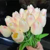 أضواء ليلية LED TULIP الحفل الاصطناعي الزهور مصباح الجدول مصباح المنزل غرفة نوم الديكور لصديقته هدية مثالية