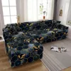 Stolskydd marmortryckt elastiskt soffa omslag f￶r vardagsrum l form h￶rn funna slipcover stretch soffa 1-4-sits