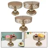 Bakeware Tools Cake Stand Cupcake Pastry Holder Light Luxury Decorative Iron Candy Display Plate For Birthday Party Servering Platter