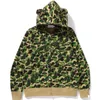 Shark Desiner Hoodie Mens Femmes Camouflage Veste Jogger Zipper Zipper Japonais Sports de sport Sweetshirt Hooded Sweats Suits Suits M / L / XL / XXL / XXXL