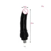 Beauty Items ROUGH BEAST 11 Types Black sexy Machine Attachments 3XLR 3PRONG Dildo for Women and Men Love Accssories