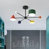 Lâmpadas pendentes Energy Saver-Children's Room Chandelier Modern Led Living Decoration Living Indoor Holding Luster Pendem