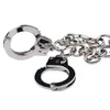 Beauty Items Unisexy Adjustable Toe Lock Metal Chain Thumb Handcuffs BDSM Hand Foot Restraint Cuffs Erotic sexy Toys for Women Men