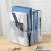 Plastic Magazine File Holder Office Organizer Transparent Frosted Organizador Simple Desktop Box PP