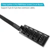 Computer Coolings 40cm 1 To 5 4-Pin Molex TX4 PWM Fan CPU HUB Splitter PC Chasis Cooler Power Extension Cable Adapter Controller