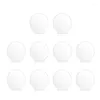 Party Decoration 10Pcs Blank Transparent Sheet DIY Seating Card For Handmade Craft Engraving Item