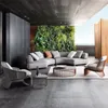 Camp Furniture Outdoor Leisure Nordic Sofa Rattan Chair Suit Courtyard Single Sunshine Room Set