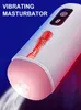 Articles de beauté Réel Automatique Sucer Masturbation Masculine Coupe Oral Vagin Adulte Aspiration Vibrateur Masturbateur Jouets Pour Hommes Fellation sexy Machine