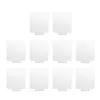 Party Decoration E56C Acrylic Clear Sign 10Pcs Blank Transparent Sheet DIY Seating Card Placing Panels