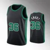 Custom 36 Kyrie Irving Basketball Jersey Jayson Tatum 0 11 Marcus Smart Lavender Green Men Женщины молодежь горячая зеленая белая рубашка xs-4xl