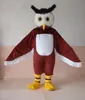 Brown OWL Mascot Costume Costume Cartoon Birds Mask Party Character Fancy Dress Birthday Event Street Photography Prop