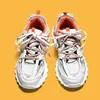 Männer Frauen Casual Sportschuhe Mode Track 3 Sneaker Beige recycelte Mesh Nylon Sneakers Top Designer Paare Plattform Läufer Trainer Schuhgröße 35-45 x22