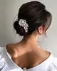 Headpieces Bridal Headdresses With Rhinestones Hair Jewel Wedding Comb Exquisite Opal Diamond Decoration Rochii Elegante De Nunta