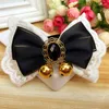 Dog Collars Cat Necklace Princess Bow Tie Collar Sweet Pet Scarf With Bell Puppy Neck Strap Yorkie Chihuahua Pug Cute Kitty Accessories