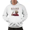 Felpe con cappuccio da uomo Fashion Khabib Nurmagomedov Uomo Streetwear Pullover con cappuccio in cotone Felpa invernale con tasca Abbigliamento Idea regalo