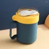 Dijksets sets 500 ml lunchbox draagbare soep cup lekbestendige melk thermisch geïsoleerde container ontbijtbekers voor kinderen met dekking lepel