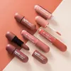 6pcs Cargo Lip Gloss With Lip Makeup Velvet Long Lasting High Pigment Nude Waterproof Tint Mini Candy Lipstick Set