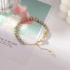 Bedelarmbanden vsnow Chinese stijl cirkel kristal portemonnee parelarmband voor vrouwen meisjes ontwerp kralen bengelen sieraden accessoires