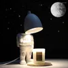 Tischlampen Astronaut Dimmbare Lampe für Wohnzimmer Schlafzimmer Winkelverstellbare Schreibtischleuchten Home Decor Kinder Urlaubsgeschenke
