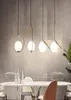 Nordic Chandelier Minimalist Art LED Chandelier Hang Glass Ball Living Room Bedroom Minimalist Restaurant Bar Home Lighting9086629