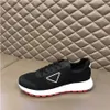 2023SS Högkvalitativ lyxdesigner Sneakers Platform Mens skor äkta lädertränare för män Flat avslappnad sko är storlek38-45 MKL0000WDF003