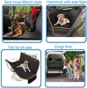 Tampas de assento de carro para cachorro 2 em 1 cobertura à prova d'água para grandes tapetes de hammock protector traseiro traseiro