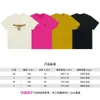 Camisetas de camisetas masculinas T-shirt alfanumérico impresso e gddk vertical de manga curta de alta qualidade feminina