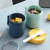 Dijksets sets 500 ml lunchbox draagbare soep cup lekbestendige melk thermisch geïsoleerde container ontbijtbekers voor kinderen met dekking lepel
