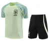 22/23 Brazilië Trainingspak Sportkleding Mannen Trainingspak Korte Mouwen Pak Voetbal Jersey Kit Uniform Chandal Volwassen Sweatshirt