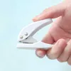 Portable Mini Hole Punch for Binder Paper Planner Ring DIY Cutter Craft Machine Office School Stationery