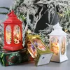 Night Lights Christmas Light LED Wind Oil Lamp Ornament Year 2022 Home Decor For Bedroom Garden Outdoor Decoration